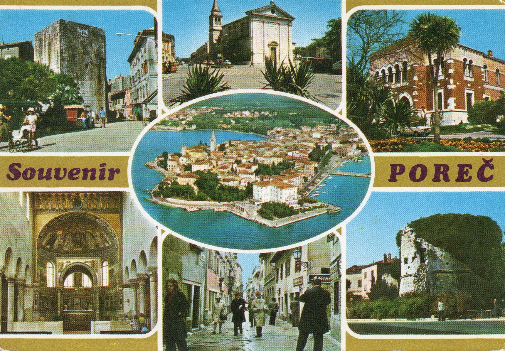 Pohľadnica  Juhoslávia, Poreč