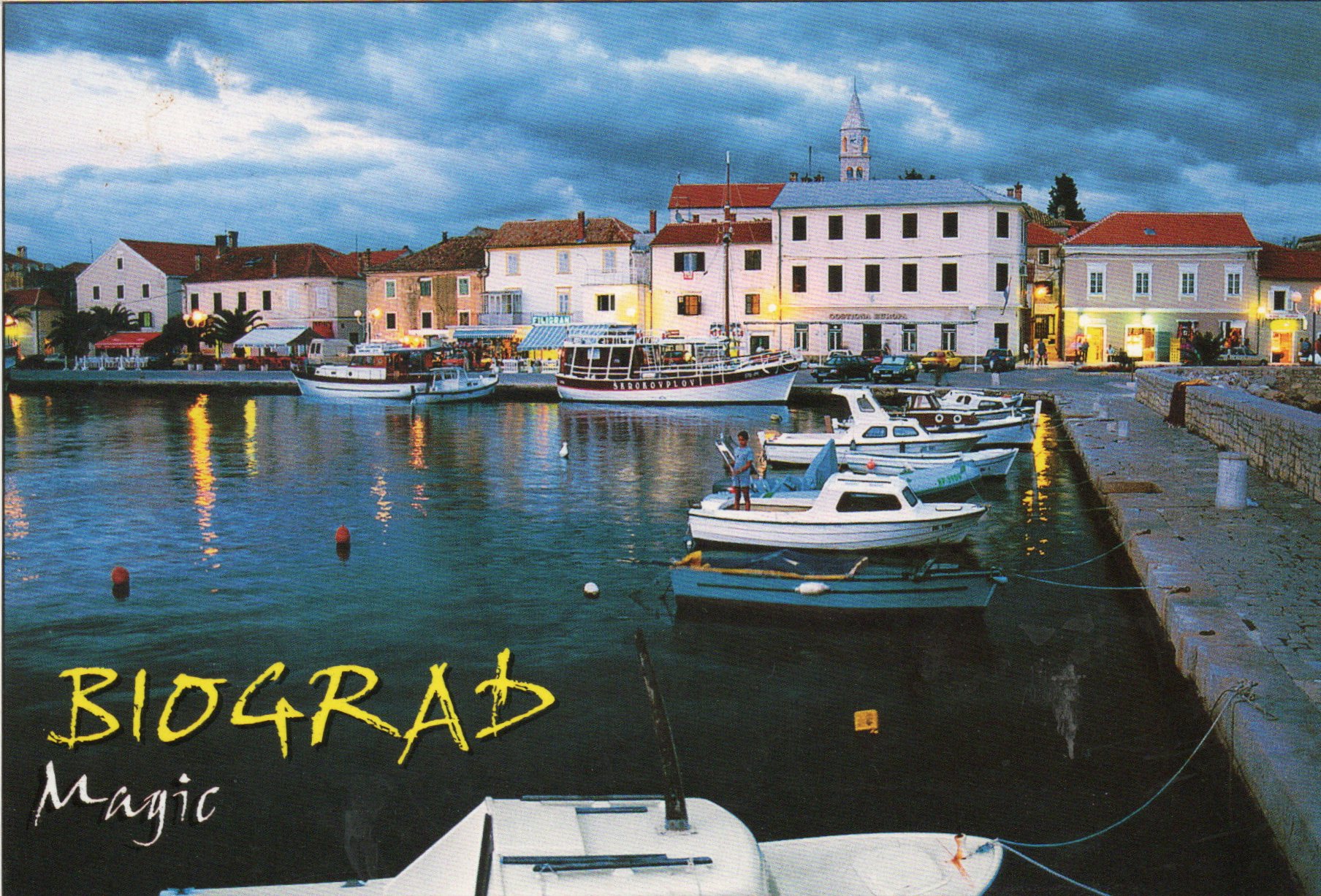 Pohľadnica  Chorvátsko, Biograd