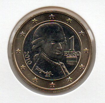 1€ Rakúsko 2010