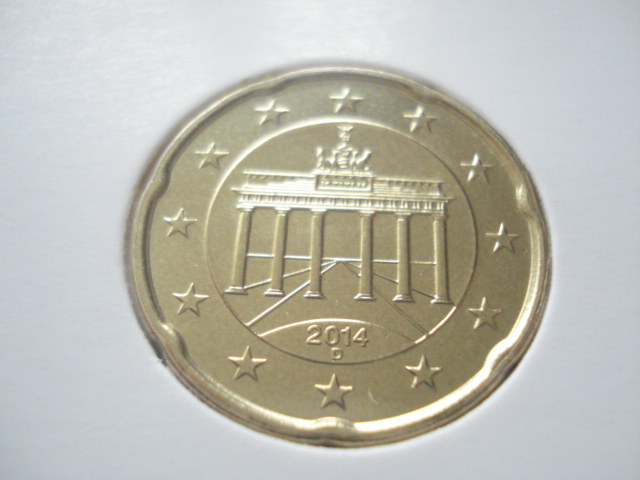  20 c  Nemecko D 2014