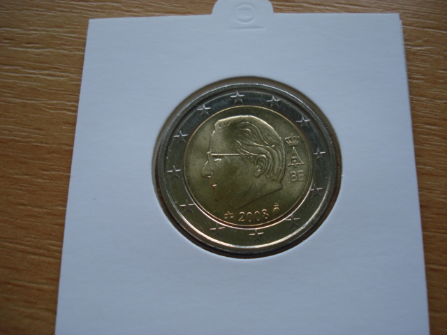  2 €  Belgicko 2008