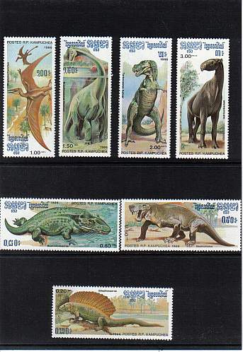 Praveké zvieratá Kambodža 1986*