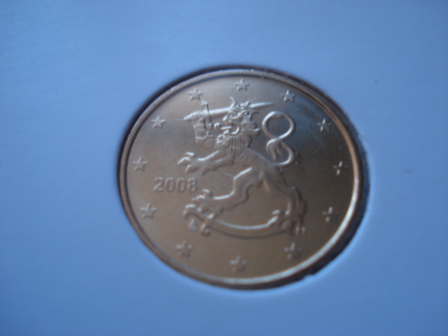  Obehová minca FÍNSKO 10c  2008