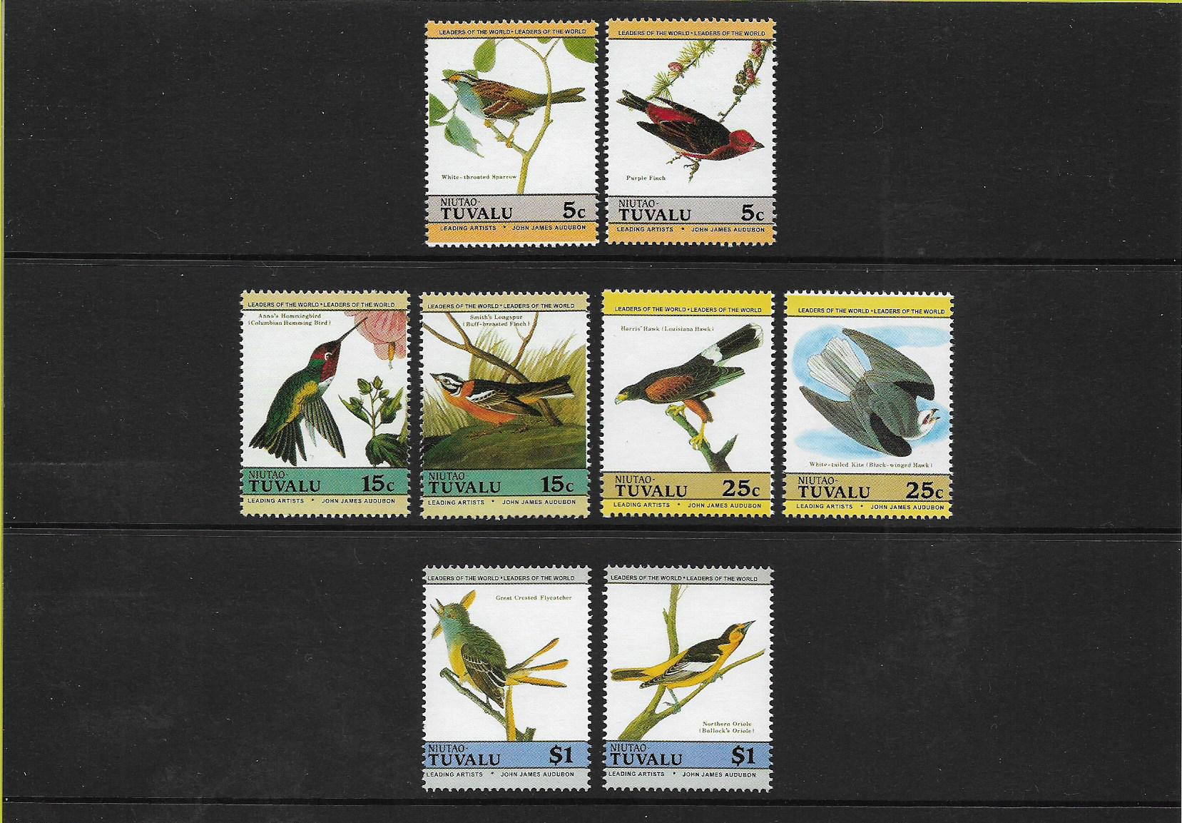 Vtáci  Tuvalu Niutao 1985*