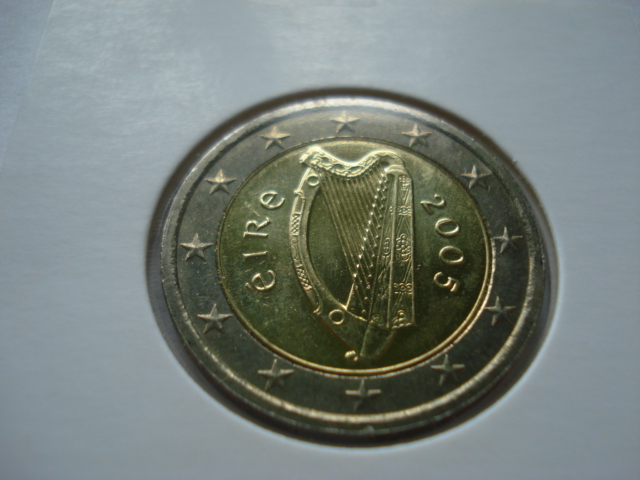  Obehová minca Írsko 2€ 2005