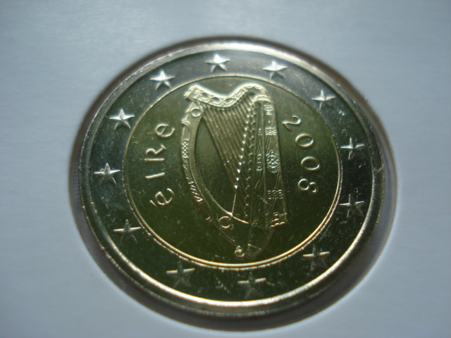  Obehová minca Írsko 2€ 2008