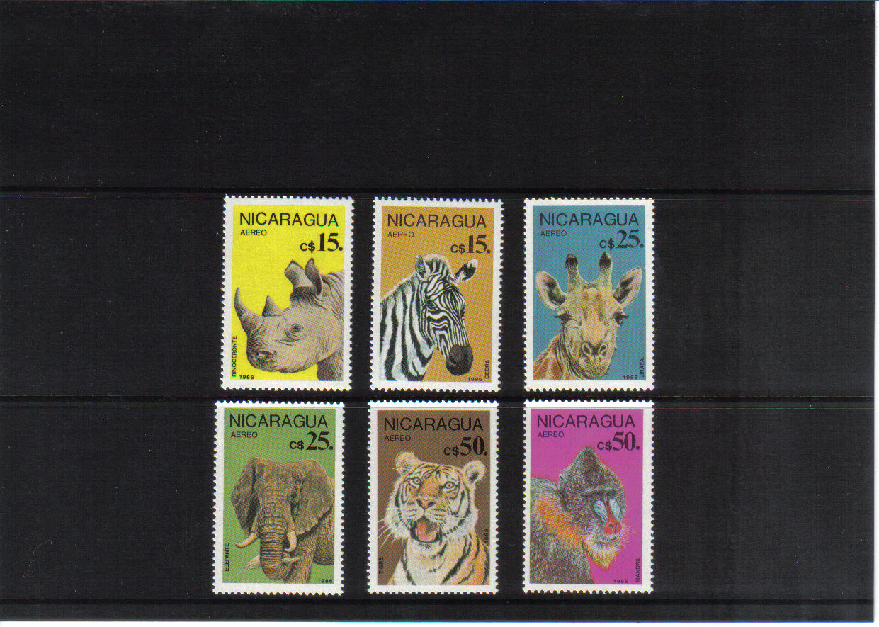 Zvieratá Nikaragua 1986*