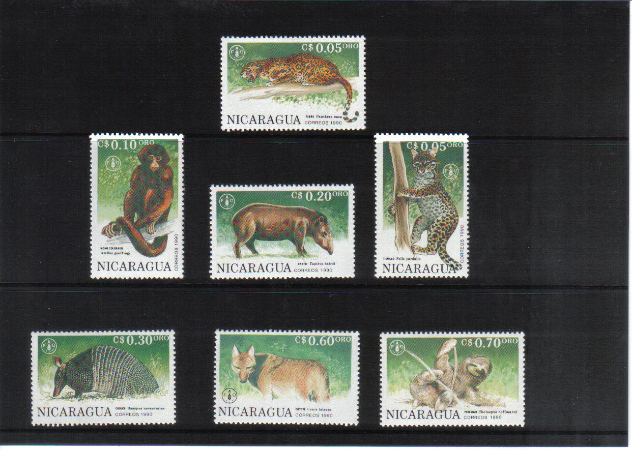 Zvieratá Nikaragua 1990*